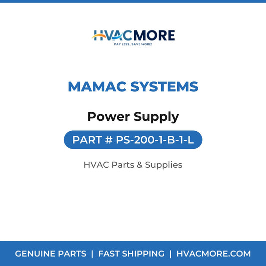 MAMAC Systems Power Supply PS-200-1-B-1-L