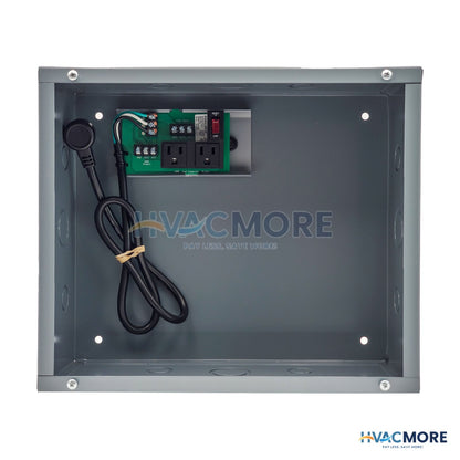Functional Devices UPS Power Control Center 2.75" Track Mount in 12" x 14" x 6" Metal Enclosure PSH2RB10