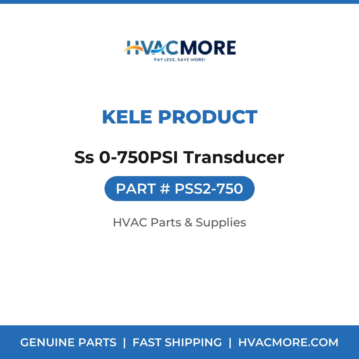 Kele Product Ss 0-750PSI Transducer PSS2-750