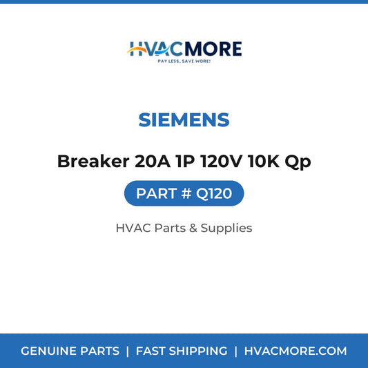 Siemens Breaker 20A 1P 120V 10K Qp Q120