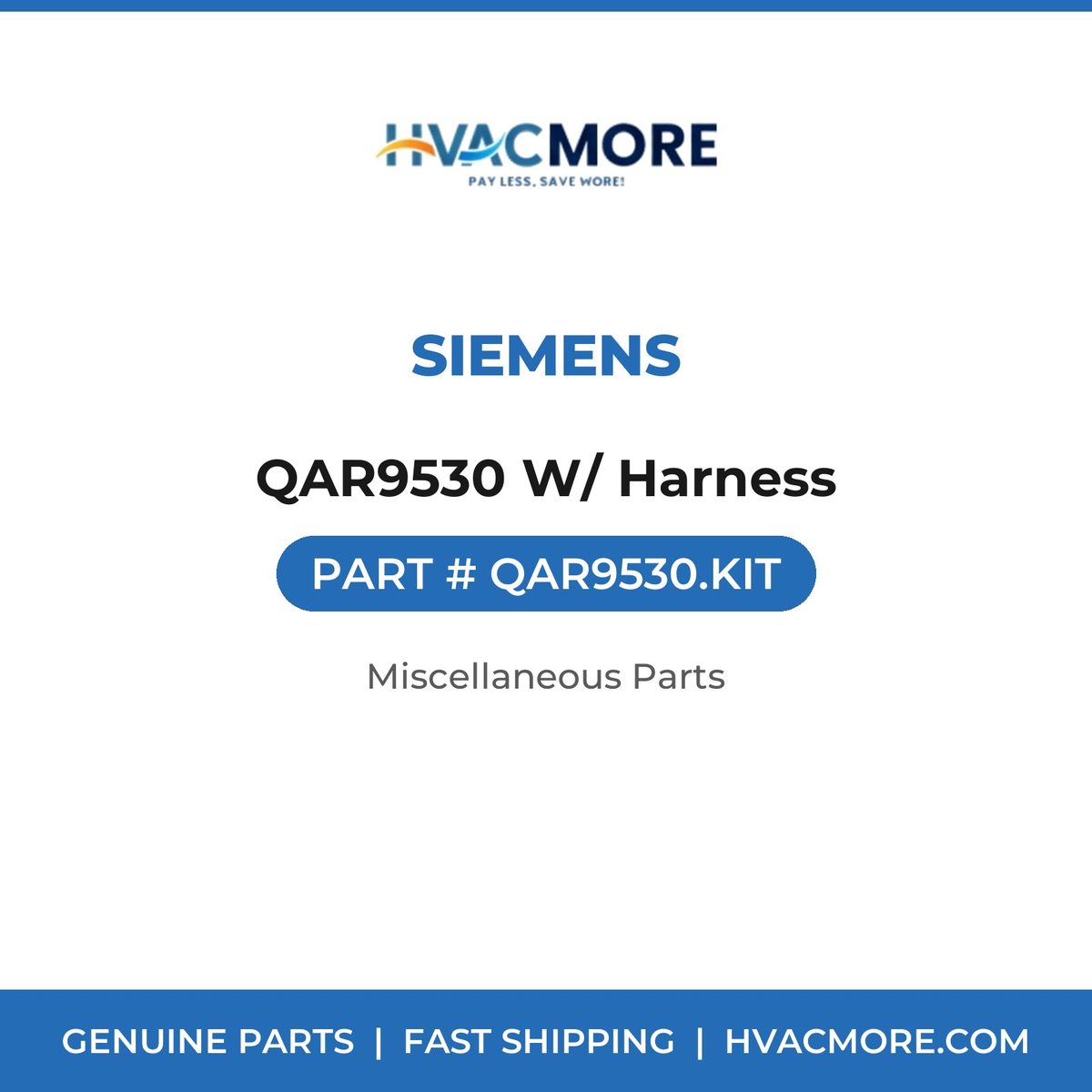 Siemens QAR9530 W/ Harness QAR9530.KIT