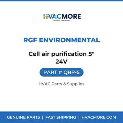 RGF Environmental Cell air purification 5" 24V QRP-5