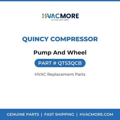 Quincy Compressor Pump And Wheel QTS3QCB