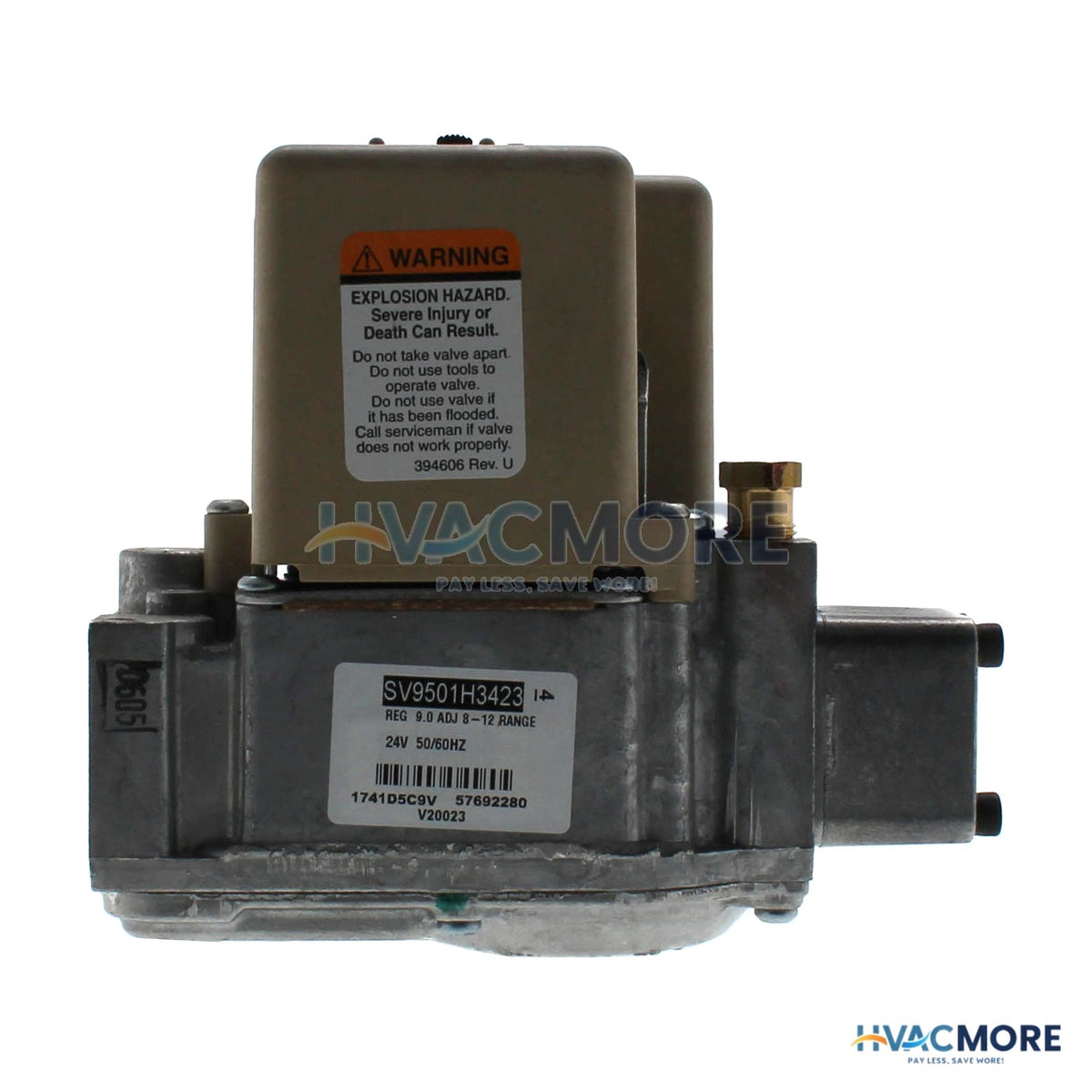 Laars 24V 9"Wc LP 1/2" x 3/4" Gas Valve R0384800