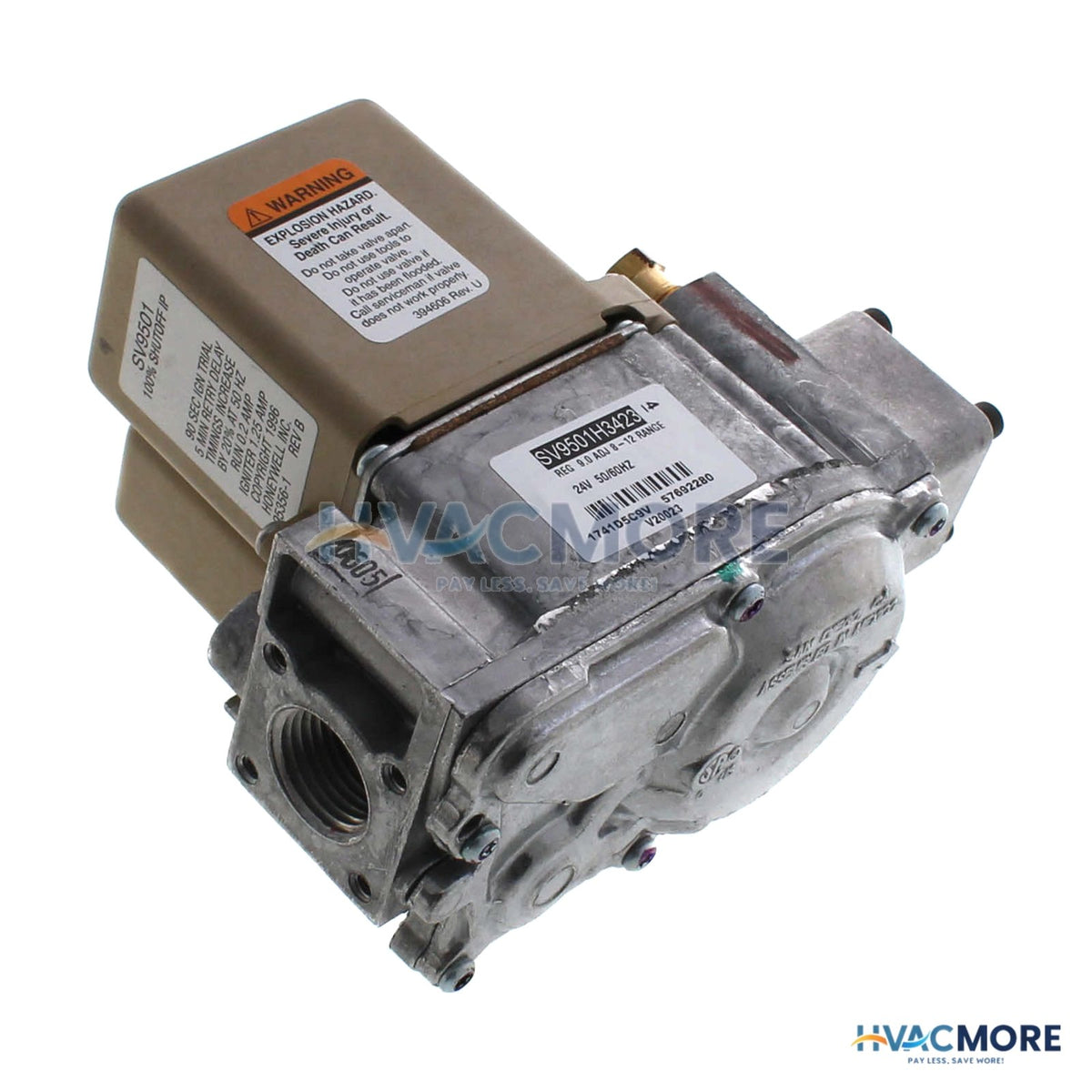 Laars 24V 9"Wc LP 1/2" x 3/4" Gas Valve R0384800