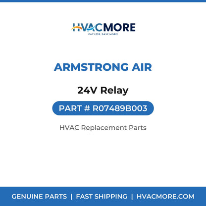 Armstrong Air 24V Relay R07489B003