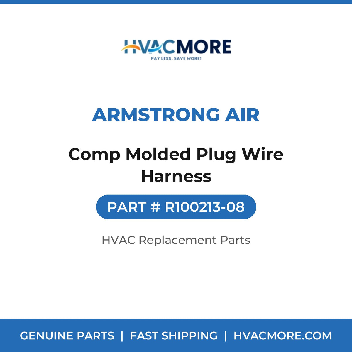 Armstrong Air Comp Molded Plug Wire Harness R100213-08