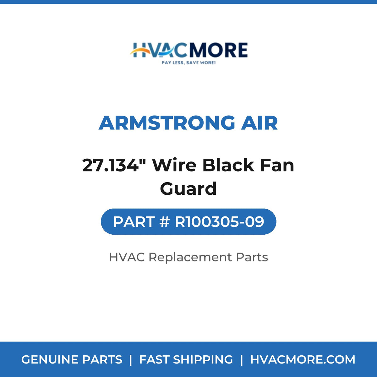 Armstrong Air 27.134" Wire Black Fan Guard R100305-09