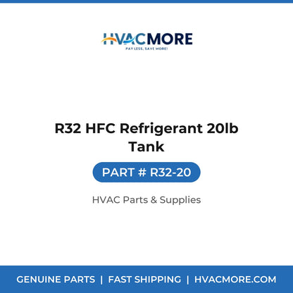 R32 HFC Refrigerant 20lb Tank R32-20