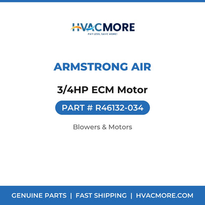 Armstrong Air 3/4HP ECM Motor R46132-034