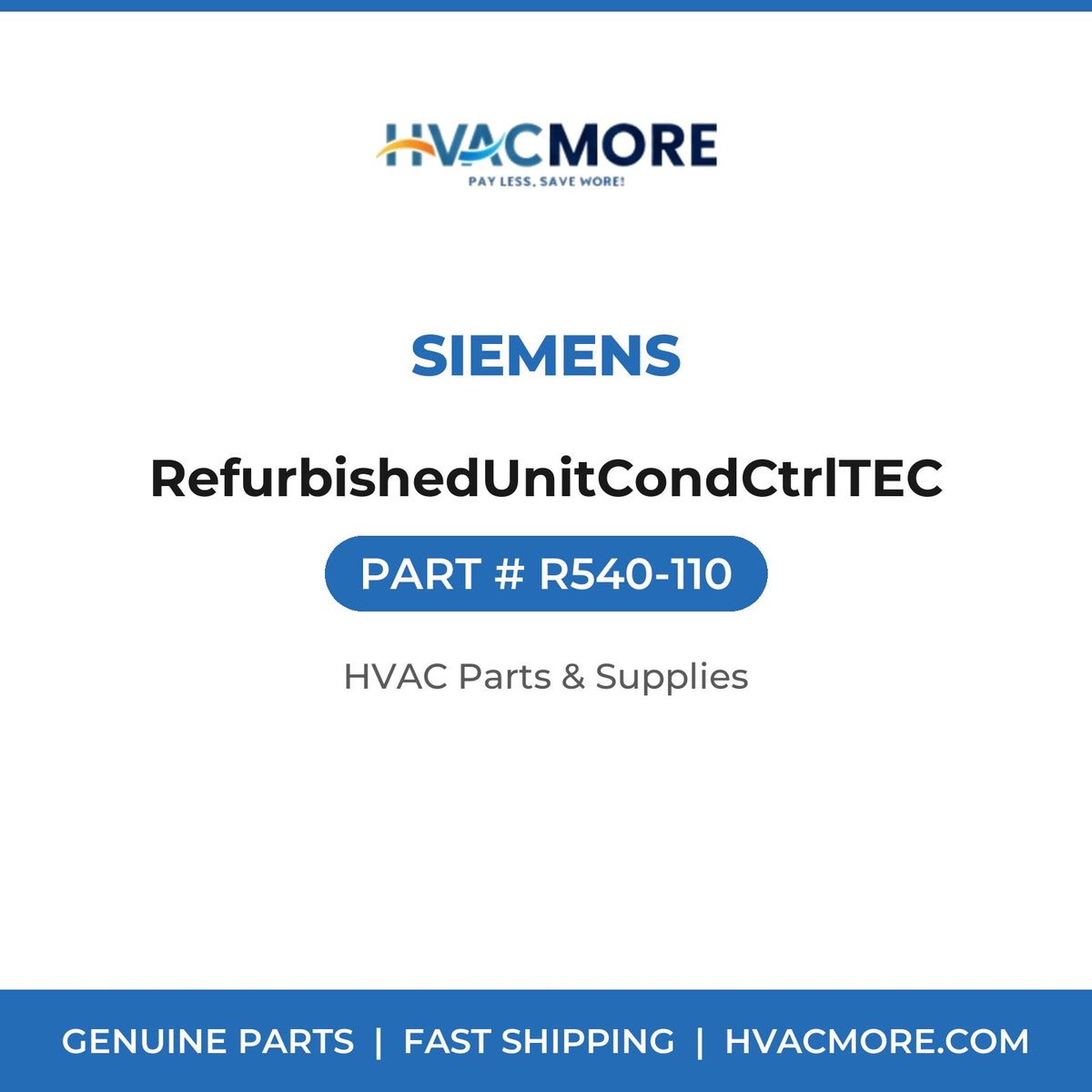 Siemens RefurbishedUnitCondCtrlTEC R540-110