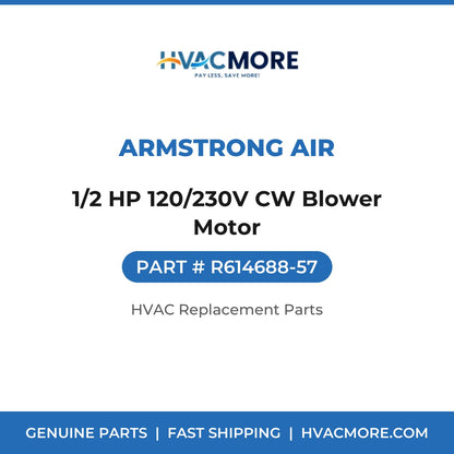 Armstrong Air 1/2 HP 120/230V CW Blower Motor R614688-57