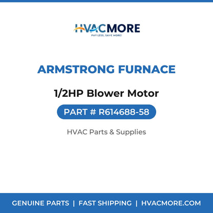 Armstrong Furnace 1/2HP Blower Motor R614688-58