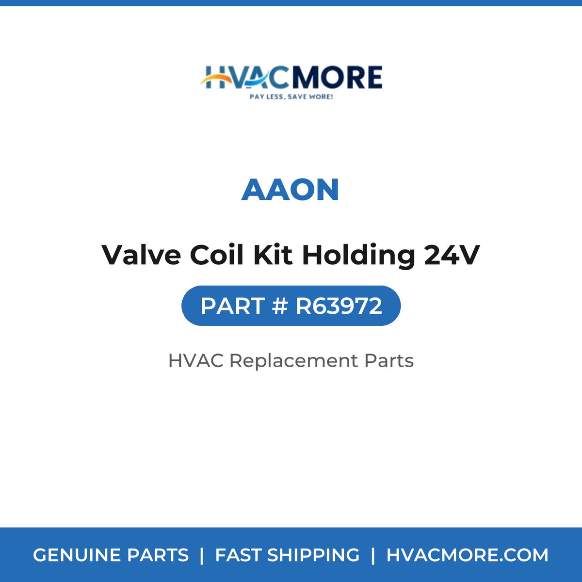 AAON Valve Coil Kit Holding 24V R63972