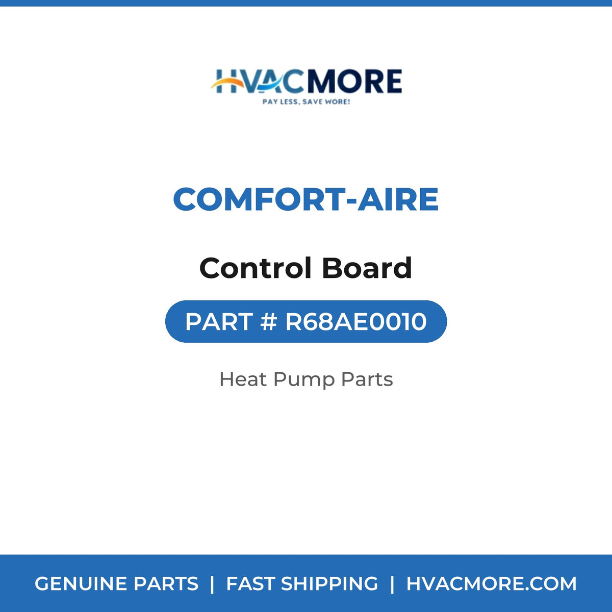 Comfort-Aire Control Board R68AE0010