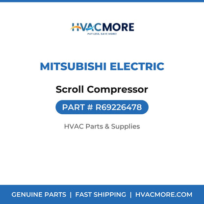 Mitsubishi Electric Scroll Compressor R69226478