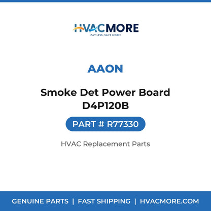 AAON Smoke Det Power Board D4P120B R77330