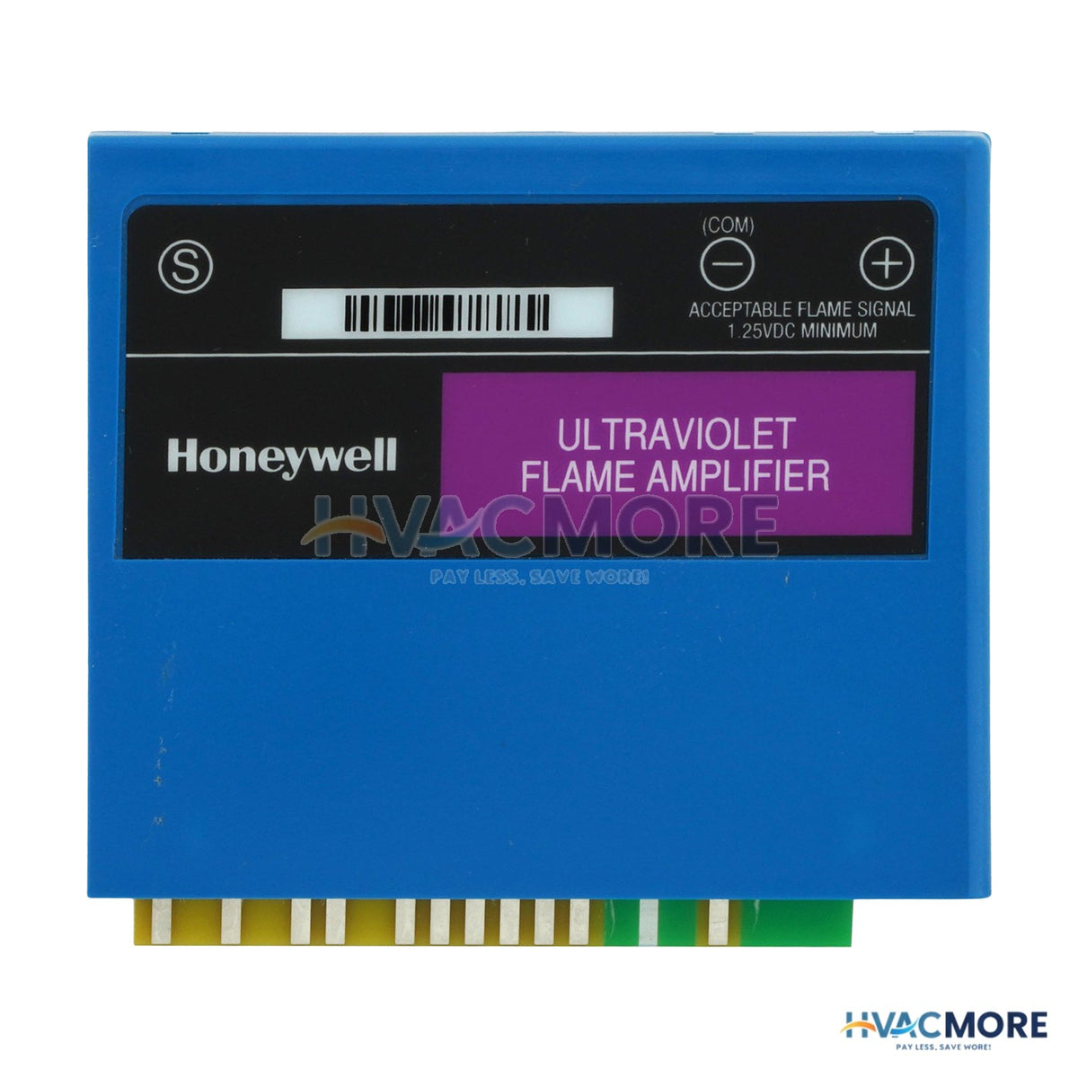 Honeywell UV Flame Amplifier, 0.8 or 1 sec Flame Failure Response R7849A1015