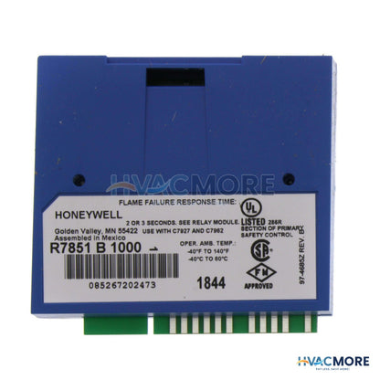 Honeywell Ampli Check Optical Flame Amplifier for 7800 Series, White (FFRT 2 or 3 sec) R7851B1000