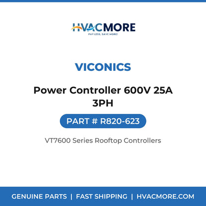 Viconics Power Controller 600V 25A 3PH R820-623