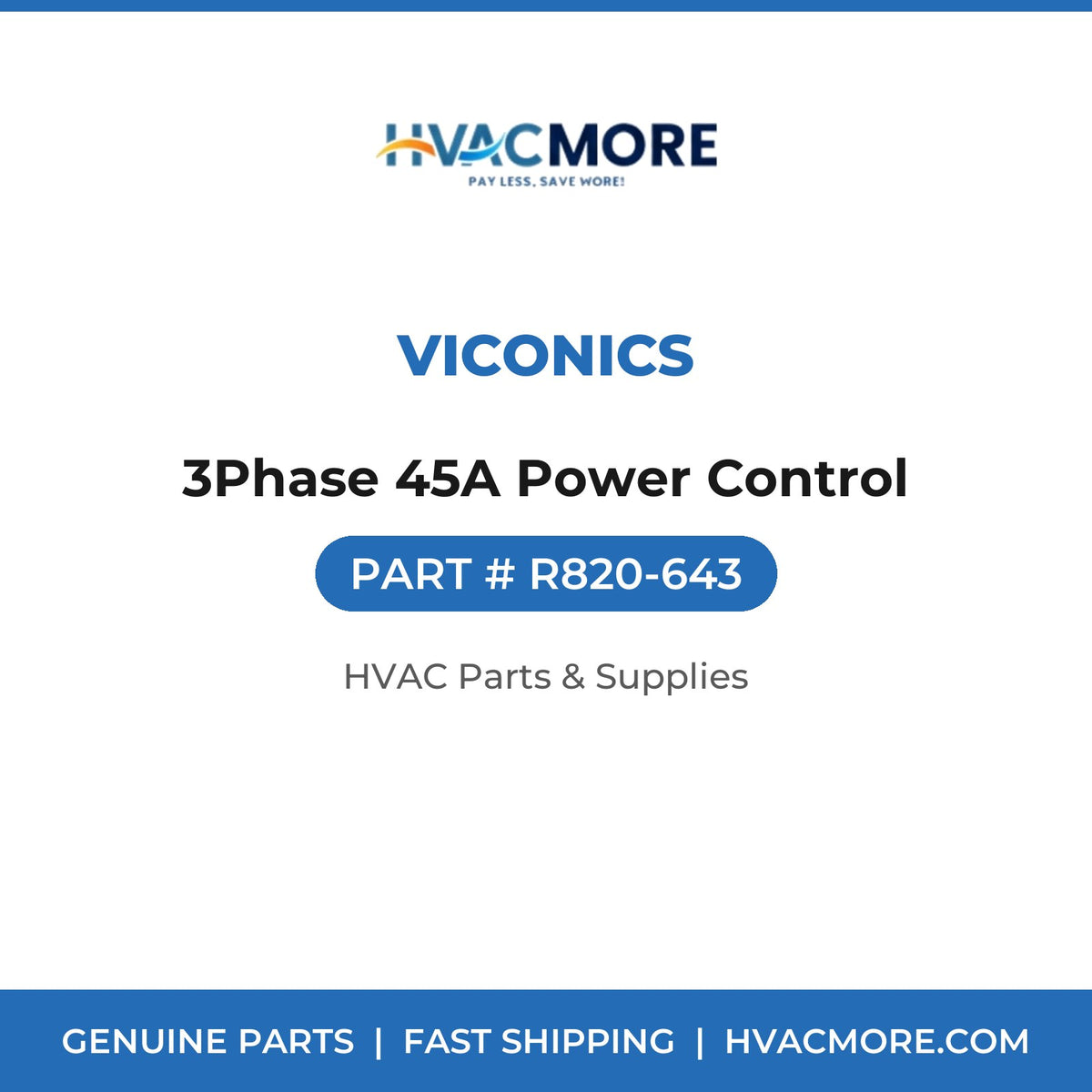 Viconics 3Phase 45A Power Control R820-643