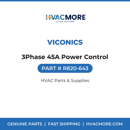 Viconics 3Phase 45A Power Control R820-643