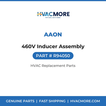 AAON 460V Inducer Assembly R94050