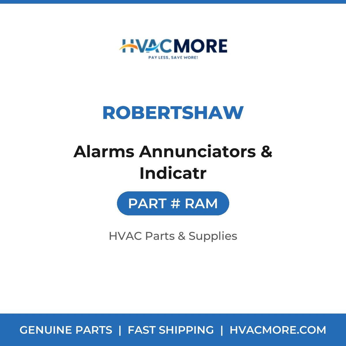 Robertshaw Alarms Annunciators & Indicatr RAM