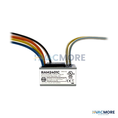 Functional Devices Encapsulated Control Relay, 10 Amp SPDT W/ 24 VAC/DC/120 VAC Coil RAM2401C