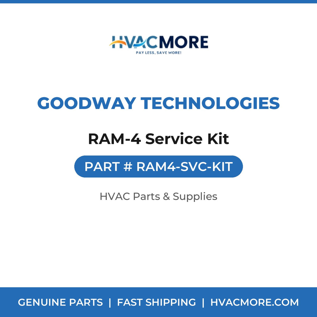 Goodway Technologies RAM-4 Service Kit RAM4-SVC-KIT