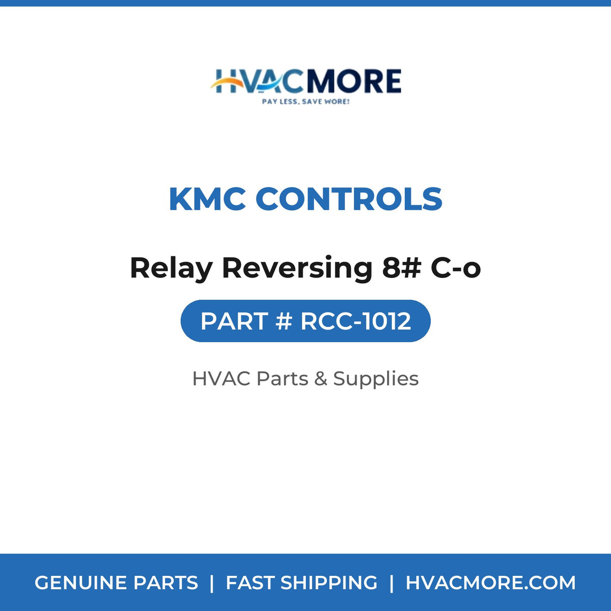 KMC Controls Relay Reversing 8# C-o RCC-1012