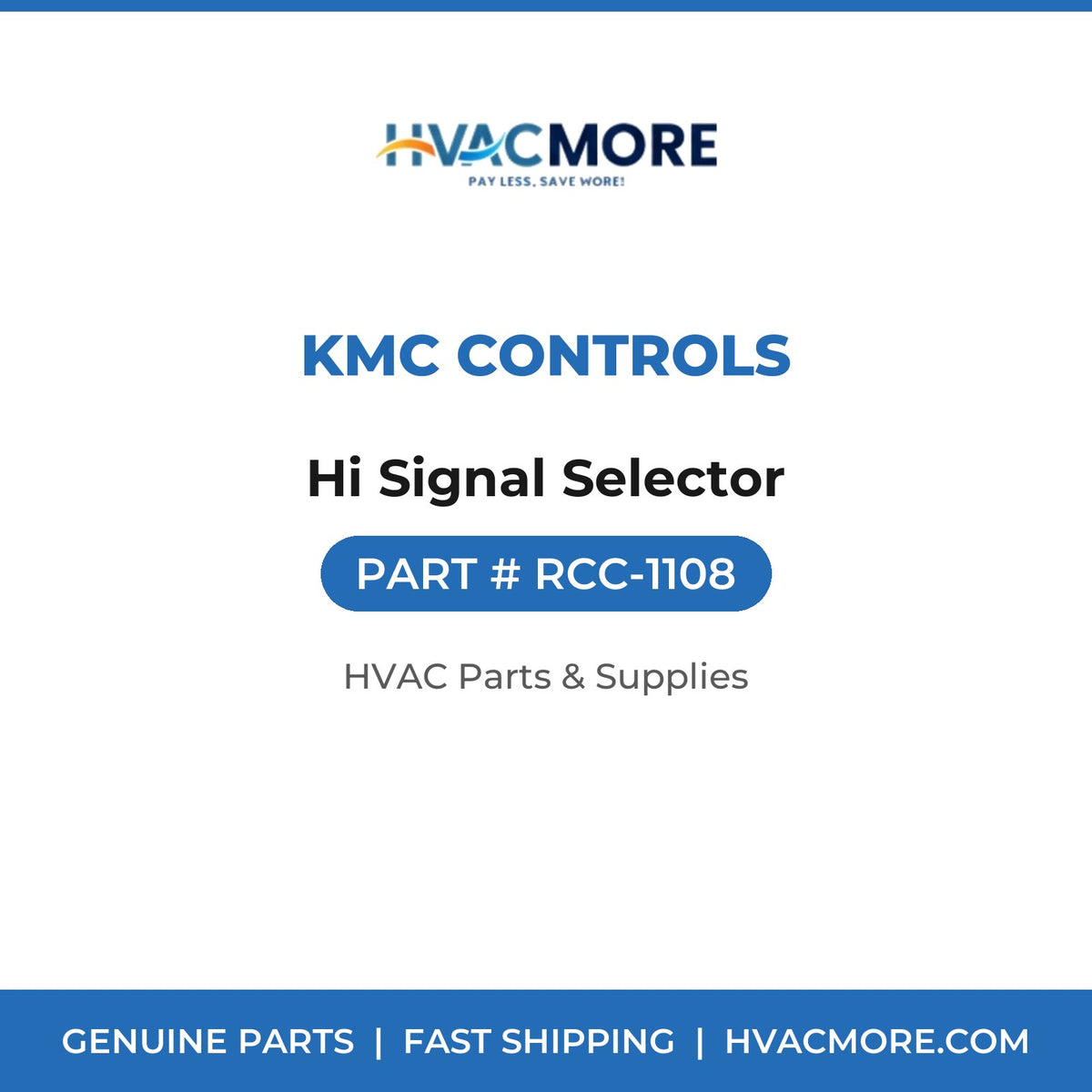 KMC Controls Hi Signal Selector RCC-1108