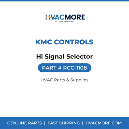 KMC Controls Hi Signal Selector RCC-1108