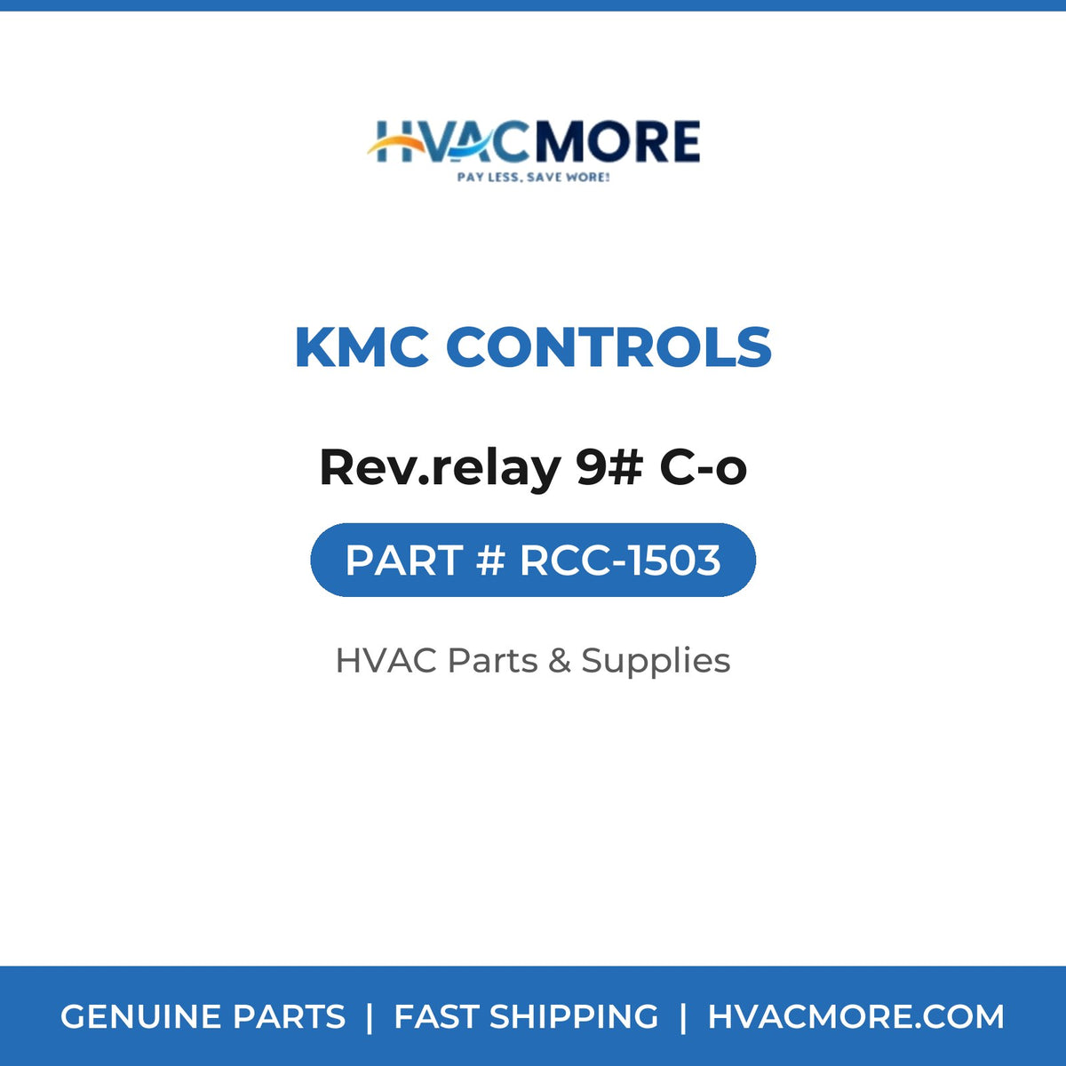 KMC Controls Rev.relay 9# C-o RCC-1503