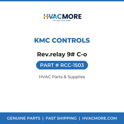 KMC Controls Rev.relay 9# C-o RCC-1503