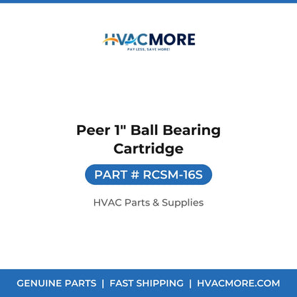 Peer 1" Ball Bearing Cartridge RCSM-16S