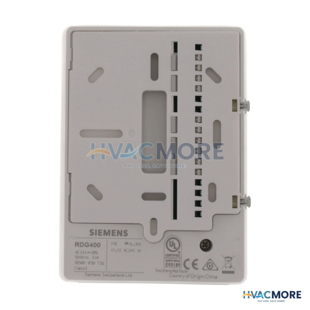Siemens Commercial VAV Thermostat (24V) RDG400