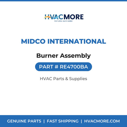Midco International Burner Assembly RE4700BA