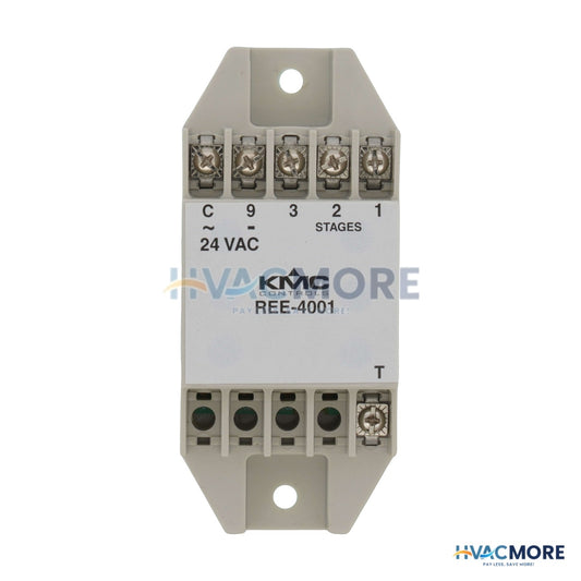 KMC Controls 3-STAGE Electric<br>Reheat Relay Module REE-4001