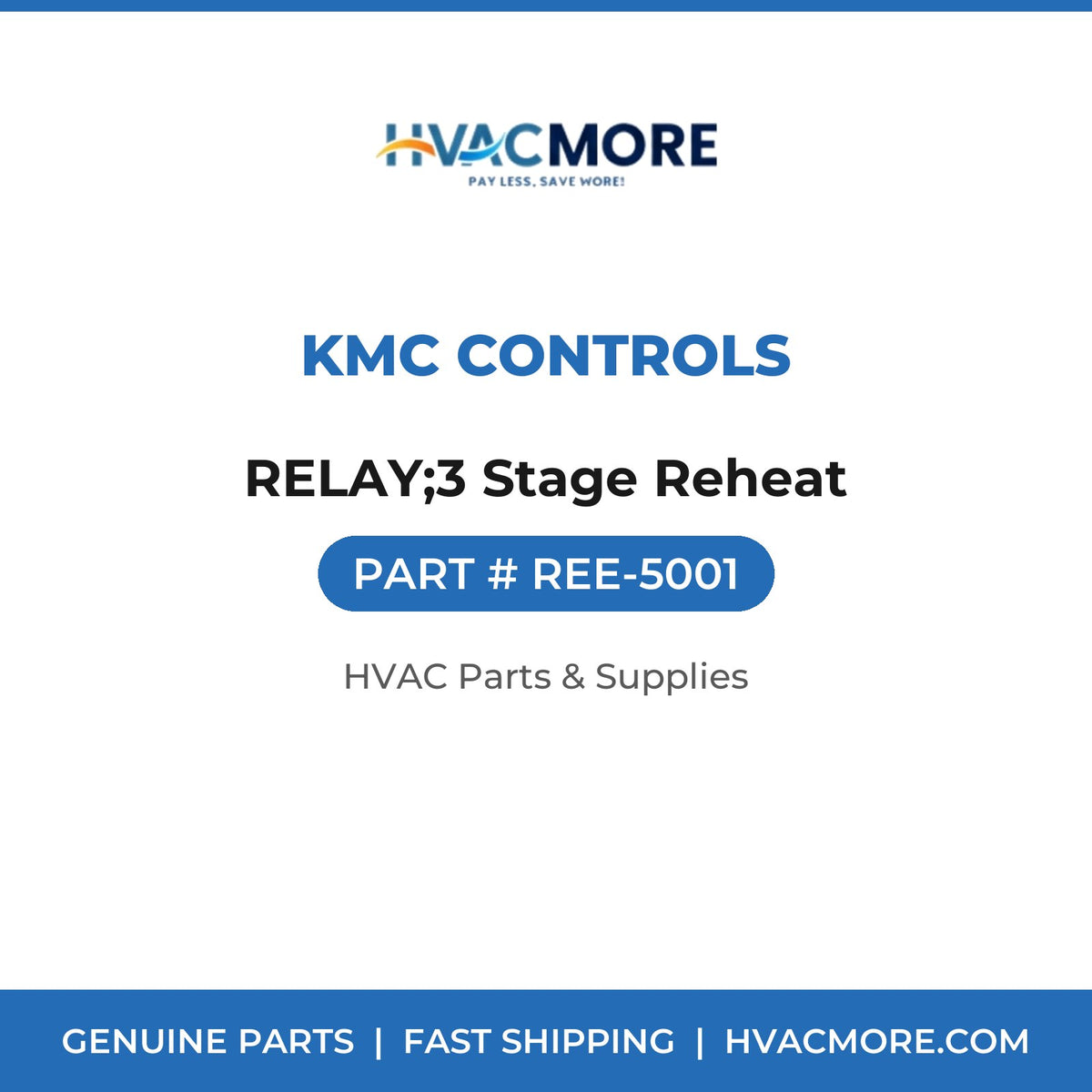 KMC Controls RELAY;3 Stage Reheat REE-5001