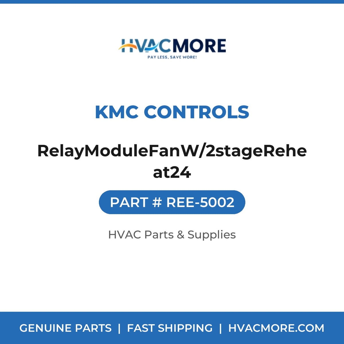 KMC Controls RelayModuleFanW/2stageReheat24 REE-5002