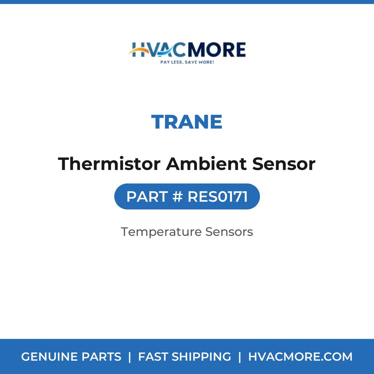 Trane Thermistor Ambient Sensor RES0171
