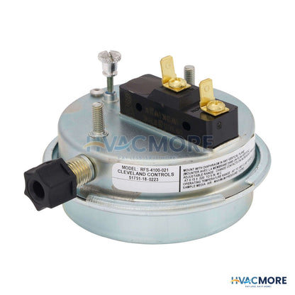 Cleveland Controls Adjustable Pressure Switch (.15" - 5.0" W.C.) RFS-4100-021