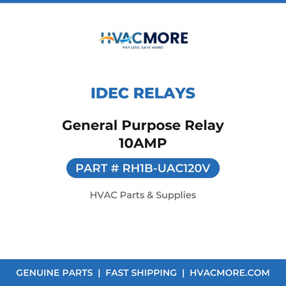 IDEC Relays General Purpose Relay 10AMP RH1B-UAC120V