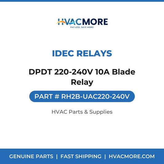 IDEC Relays DPDT 220-240V 10A Blade Relay RH2B-UAC220-240V