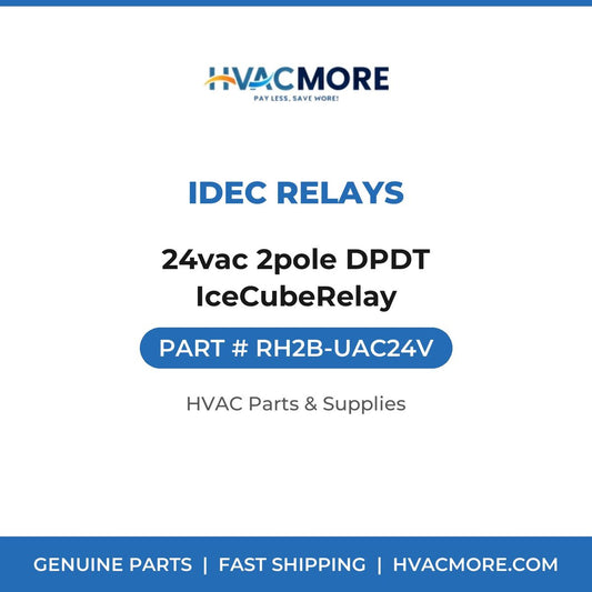 IDEC Relays 24vac 2pole DPDT IceCubeRelay RH2B-UAC24V