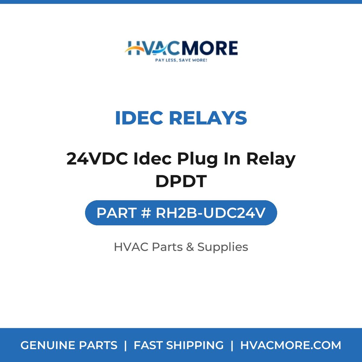 IDEC Relays 24VDC Idec Plug In Relay DPDT RH2B-UDC24V