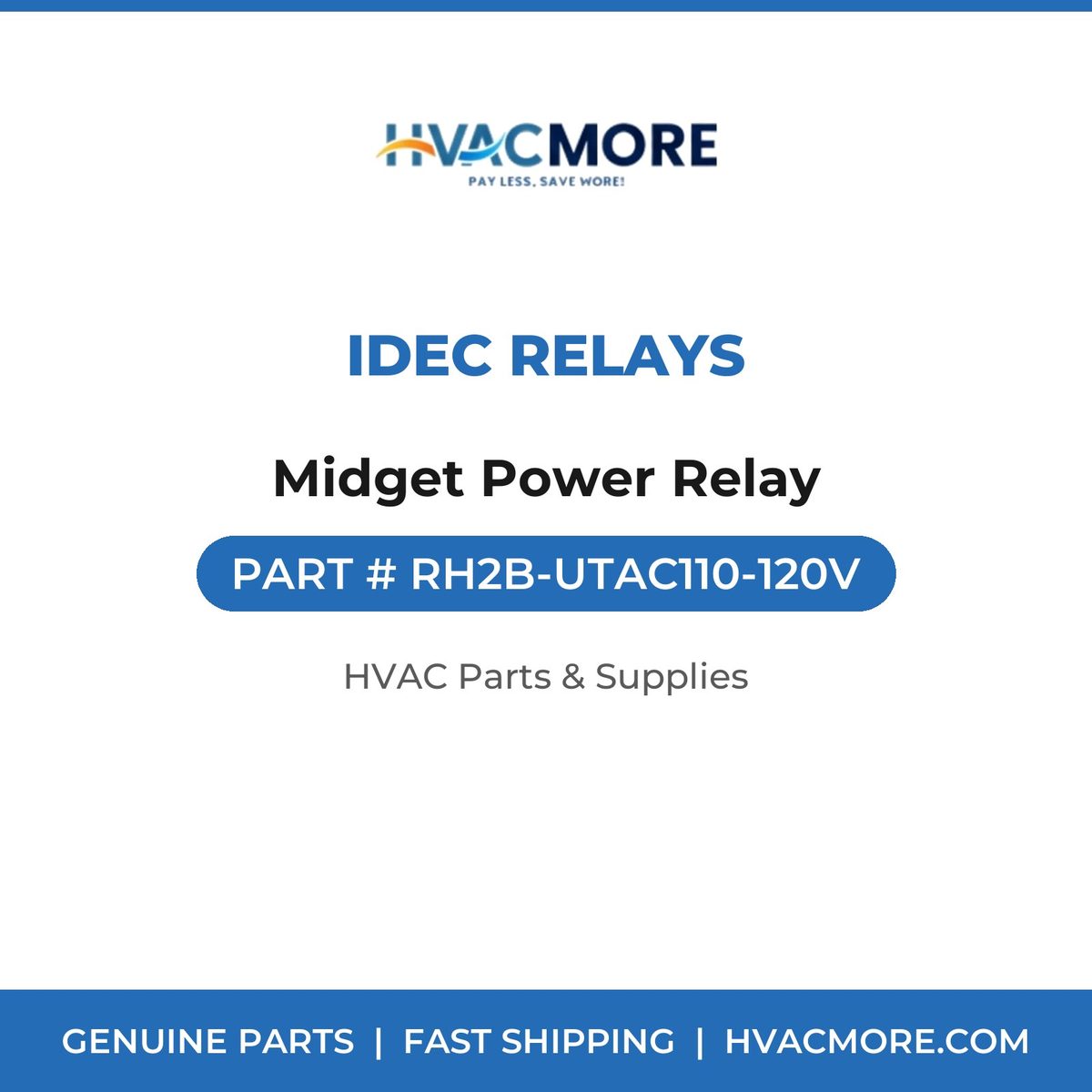 IDEC Relays Midget Power Relay RH2B-UTAC110-120V