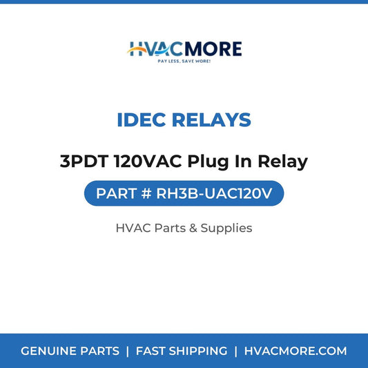 IDEC Relays 3PDT 120VAC Plug In Relay RH3B-UAC120V