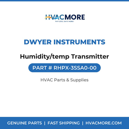 Dwyer Instruments Humidity/temp Transmitter RHPX-3SSA0-00